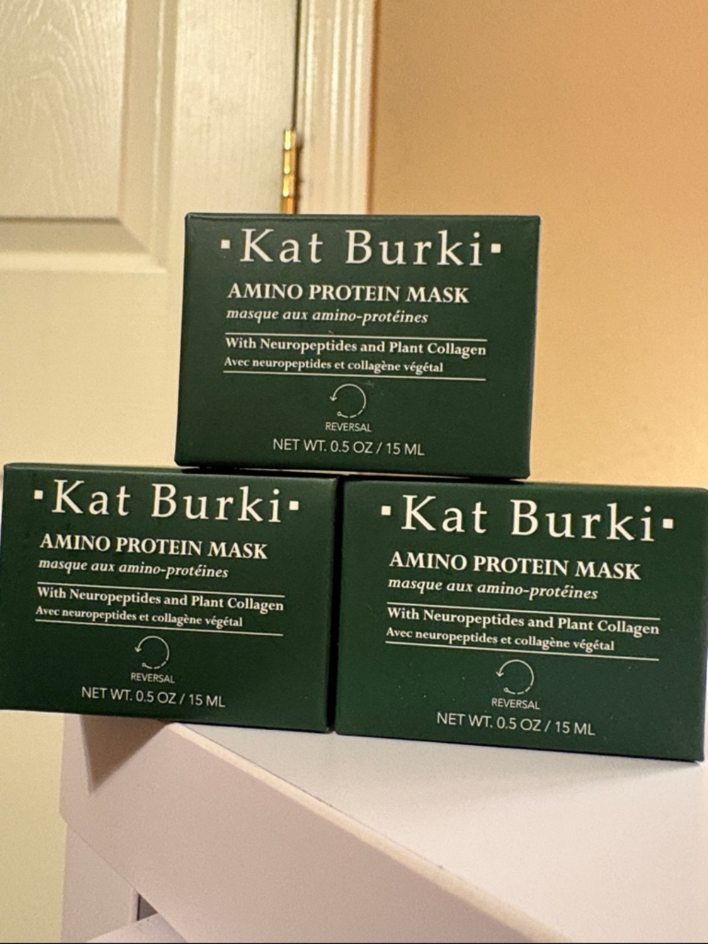 NEW Set Of 3 Kat Burki Amino Protein Mask